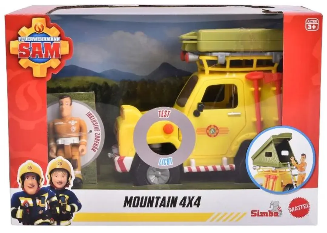 Simba Brandweerman Sam Terreinwagen met Daktent - afbeelding 4 van 6