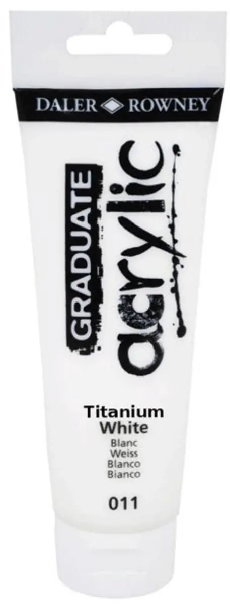 Daler Rowney Graduate Acrylverf 120ml - Metallic Red - afbeelding 2 van 2