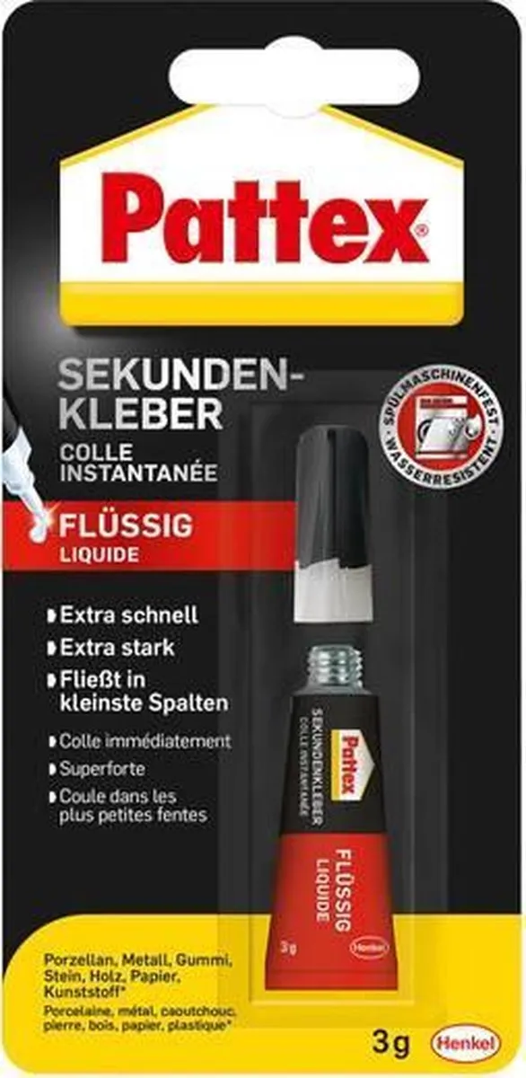 Pattex Vloeibare Secondelijm 3g
