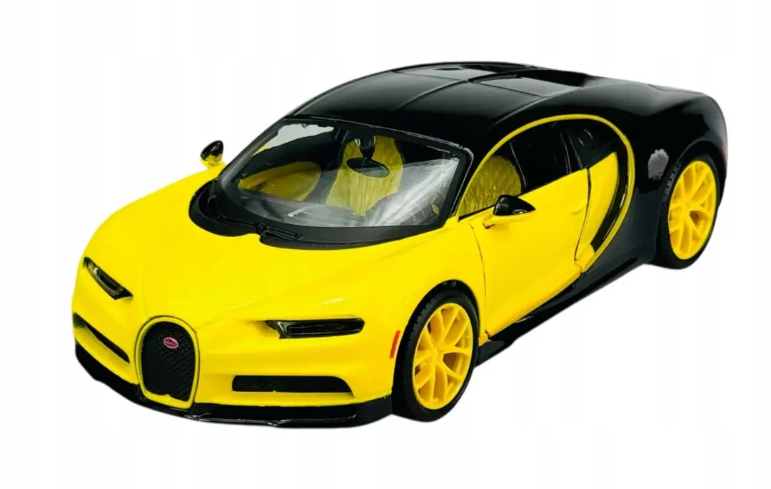 Maisto Bugatti Chiron Geel Metaal Model 1:24