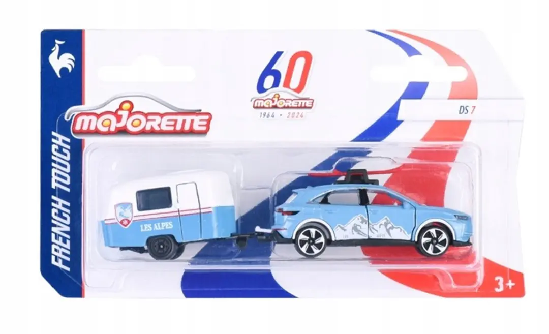 Majorette Citroën DS7 met Caravan