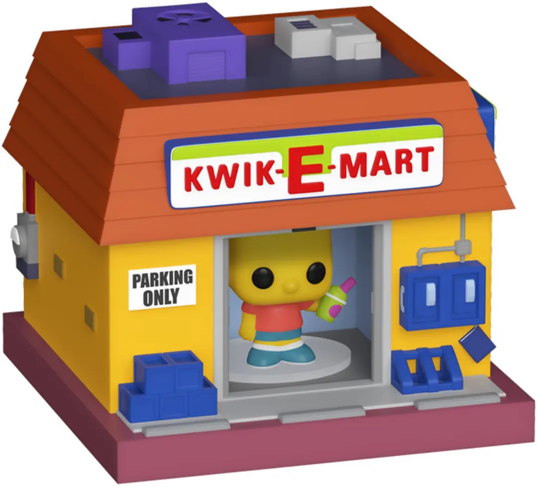 Funko Bitty POP! Simpsons Kwik-E-Mart Vinylfiguur - afbeelding 4 van 6