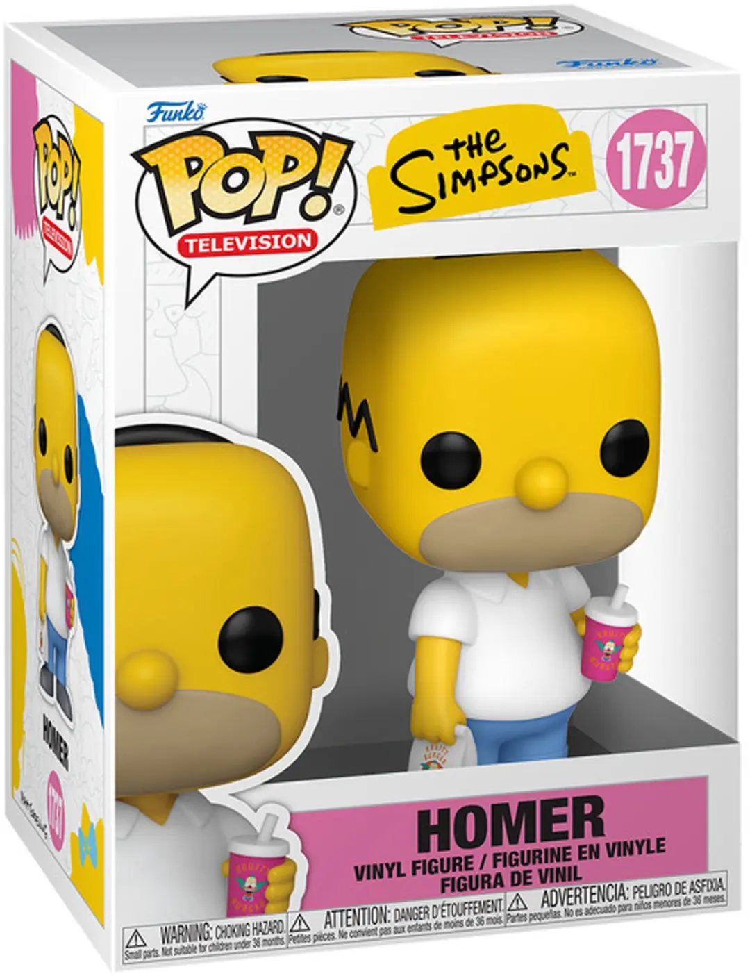 Funko Pop! Simpsons Homer Vinylfiguur - 9cm - afbeelding 4 van 4