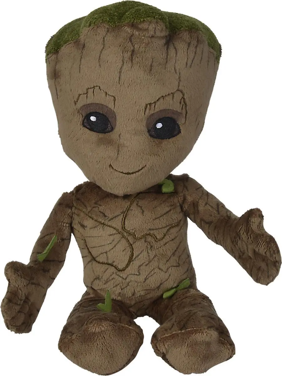 Simba Disney Marvel Floppy Young Groot Knuffel - 25cm - afbeelding 4 van 6
