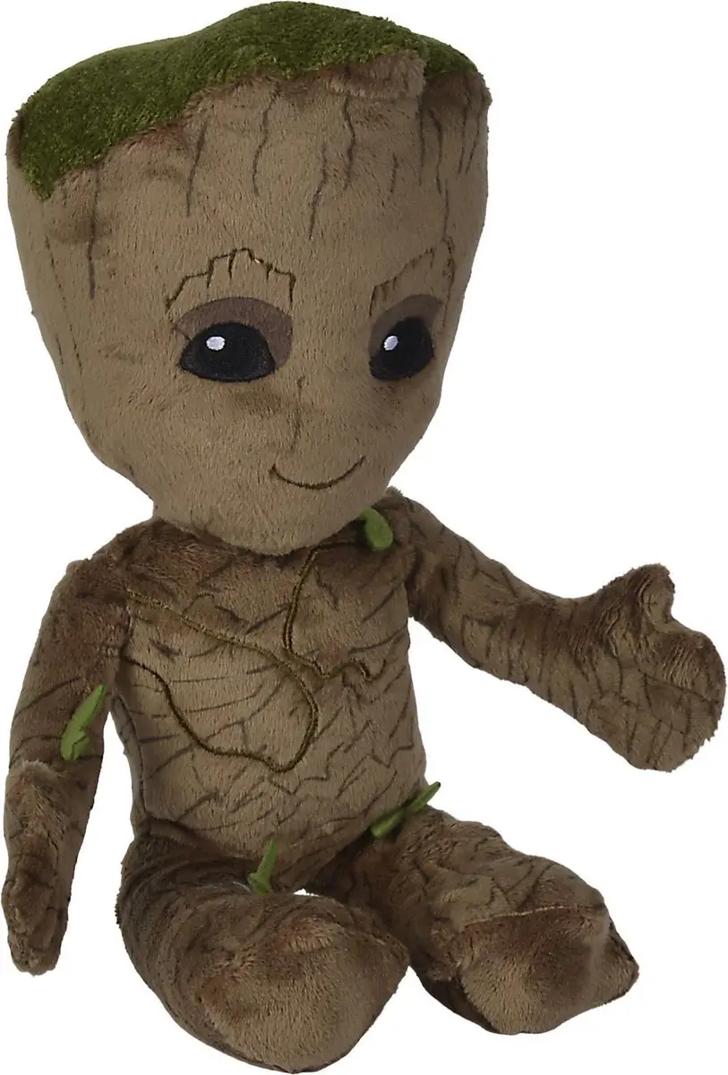 Simba Disney Marvel Floppy Young Groot Knuffel - 25cm - afbeelding 3 van 6