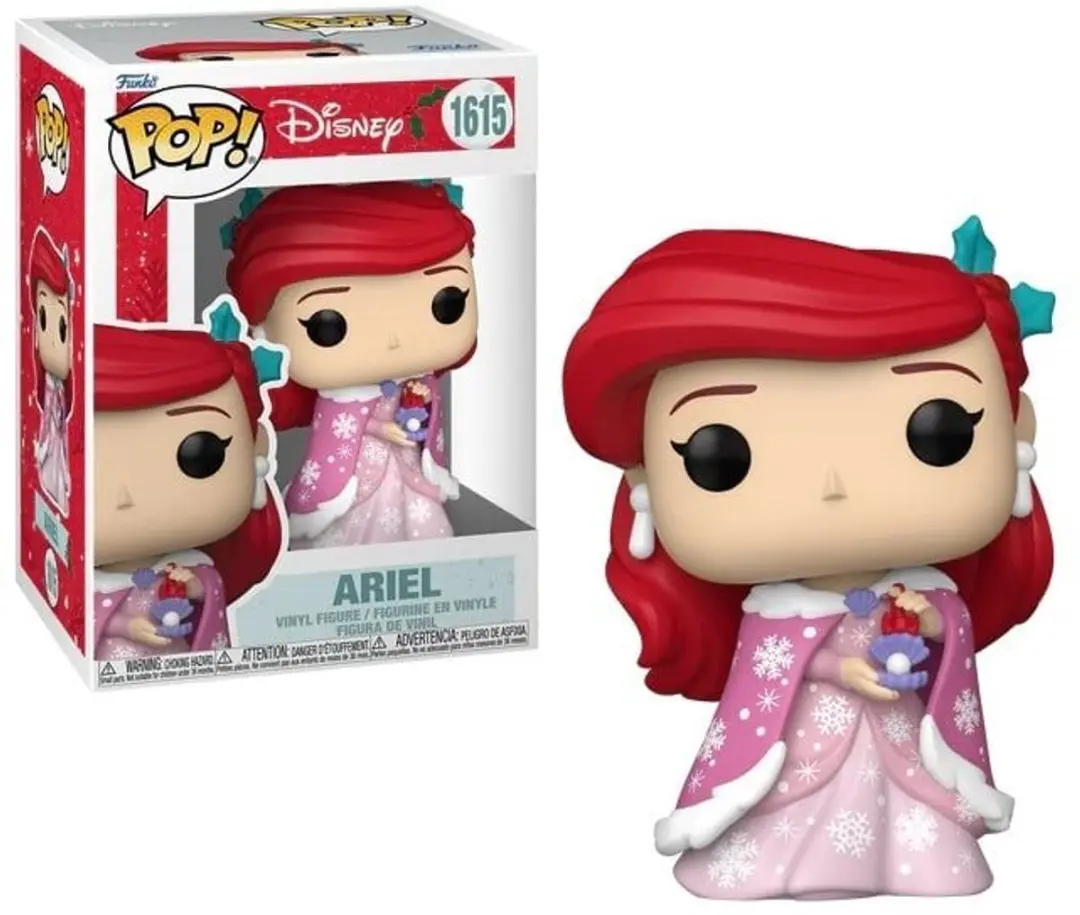 Funko Pop! Disney Princess Holiday Ariel Vinylfiguur - afbeelding 6 van 6