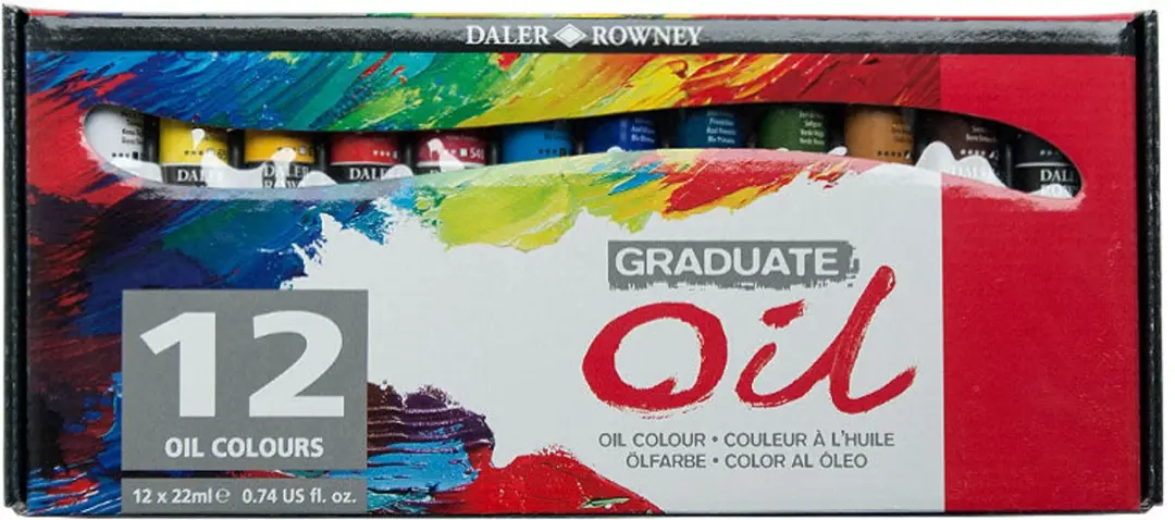 Daler-Rowney Graduate Oil Colour Set 36 x 22 ml.