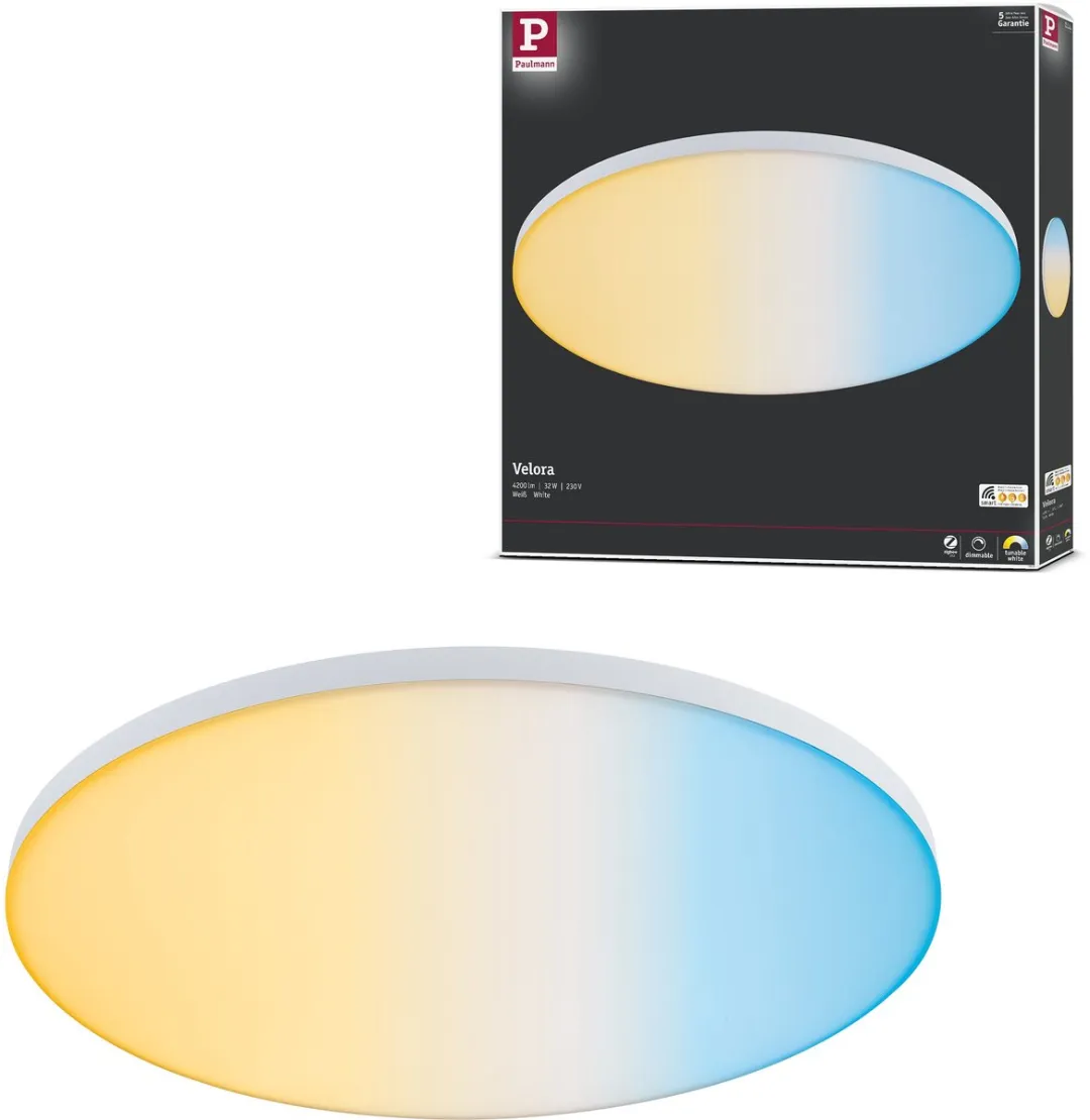 Paulmann Velora LED-paneel Zigbee 3.0 60cm 32W 3000lm Tunable White