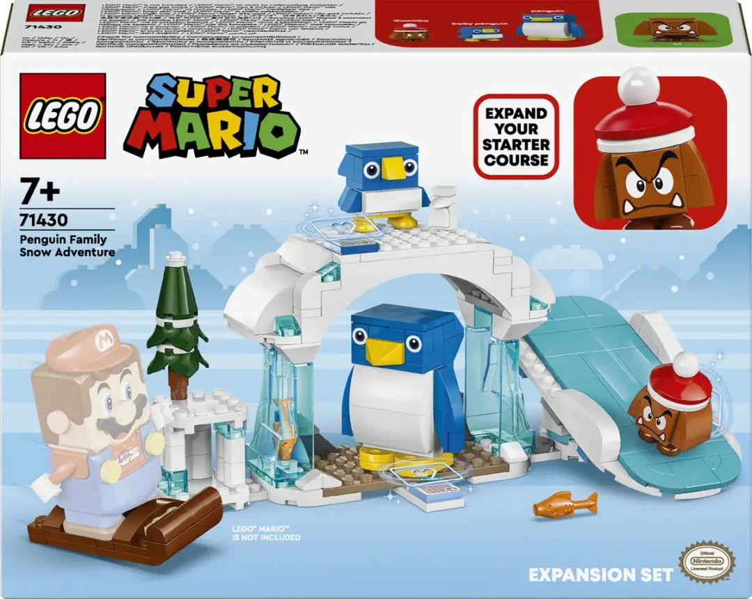 LEGO 71430 Super Mario Uitbreidingsset: Sneeuwavontuur met penguin en familie Ki