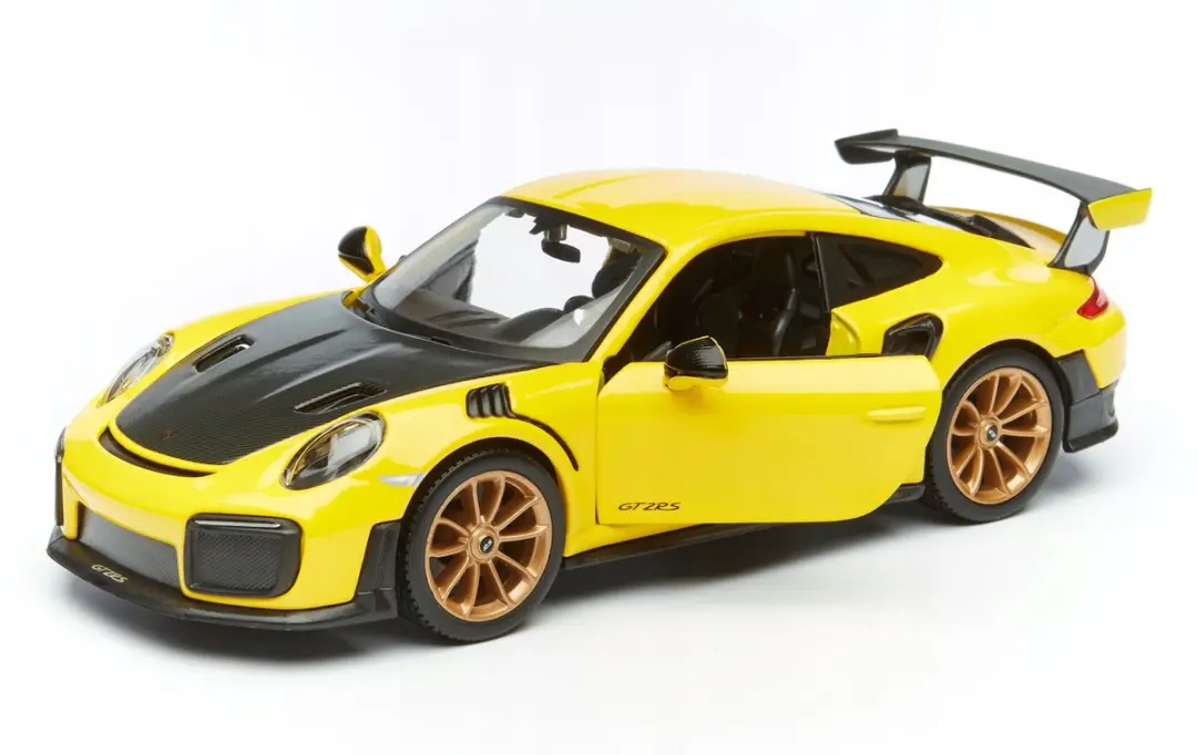 Maisto Porsche 911 GT2 RS 2018 Geel Modelauto 1:24