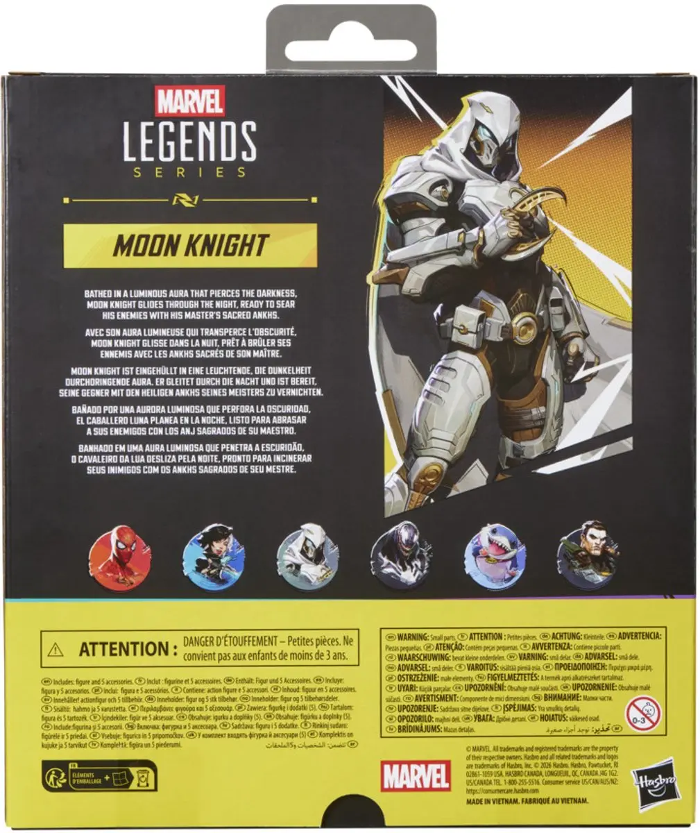 Hasbro Marvel Legends Moon Knight Actiefiguur - 15cm - afbeelding 5 van 6