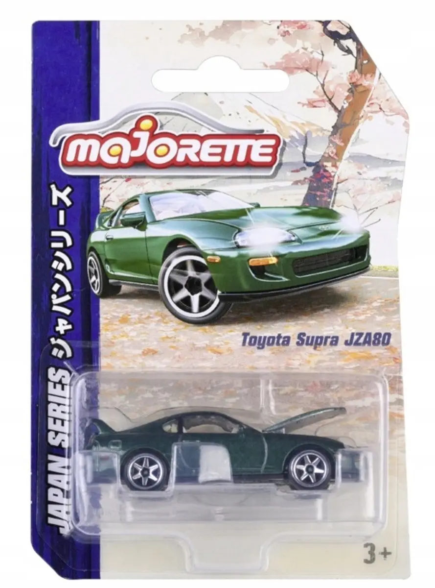 Majorette Toyota Supra JZA80 groen metaal model 1:64