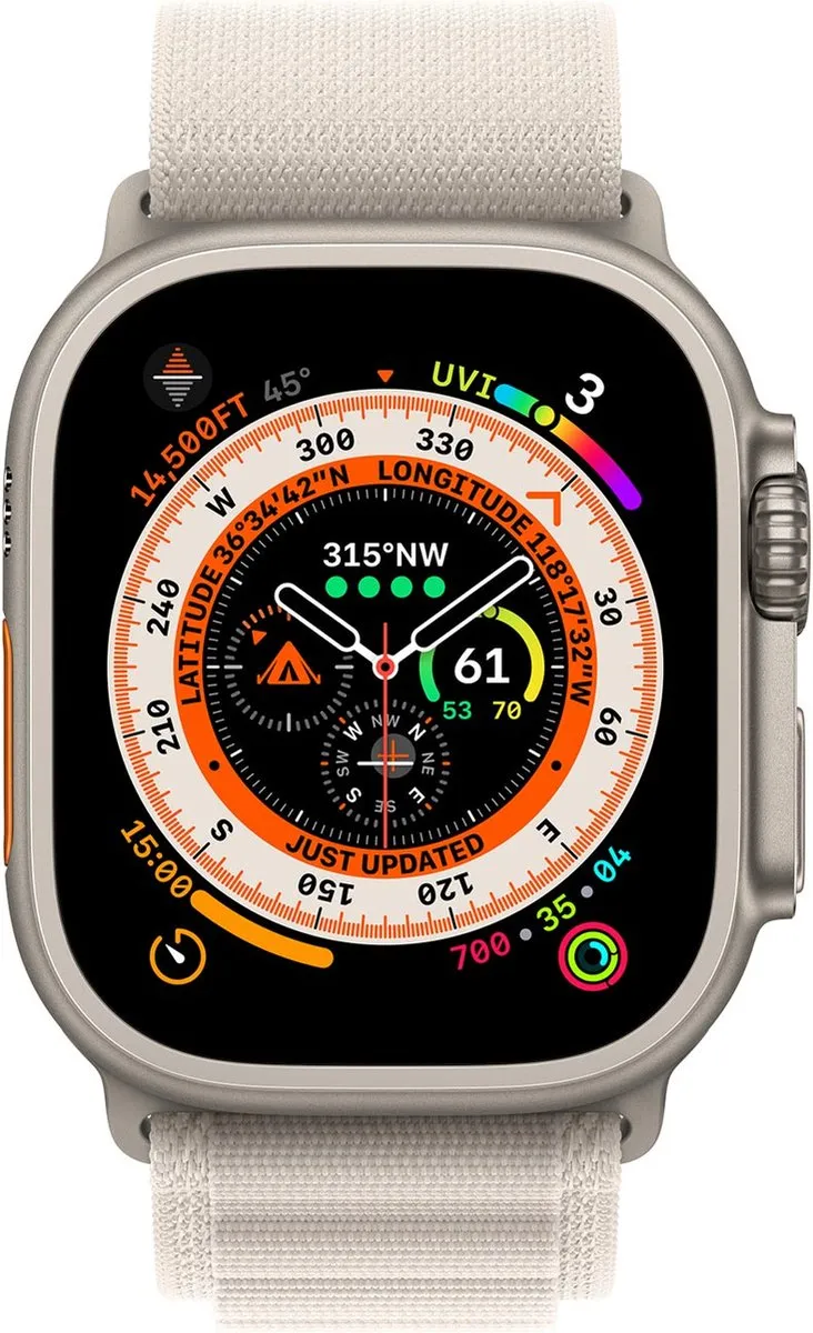 Apple Watch Ultra Alpine Bandje 49mm - Sterrenlicht - Small
