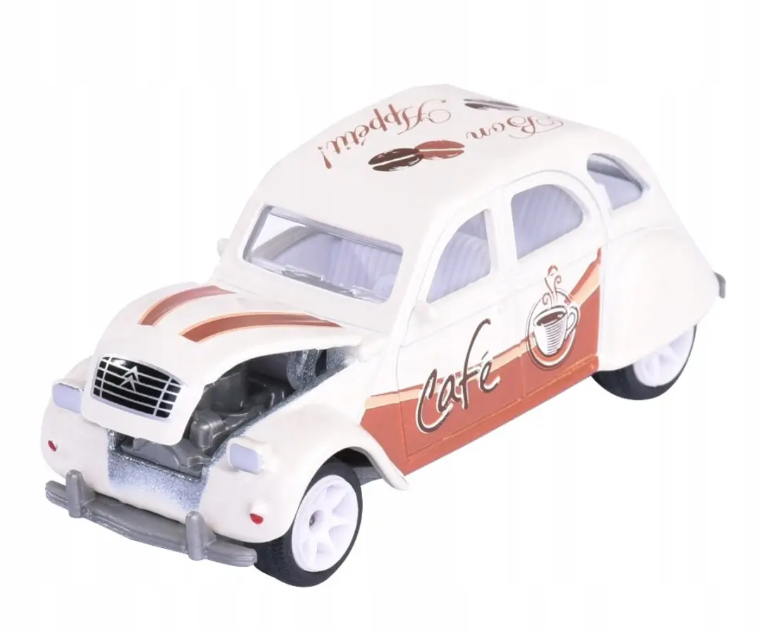 Majorette Citroën 2CV Deluxe French Touch Beige Metaal 1:64 Nieuw