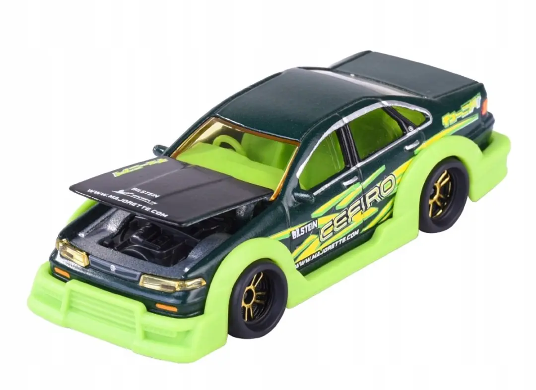Majorette Nissan Cefiro A31 Japan Series 1:64 Groen Metaal