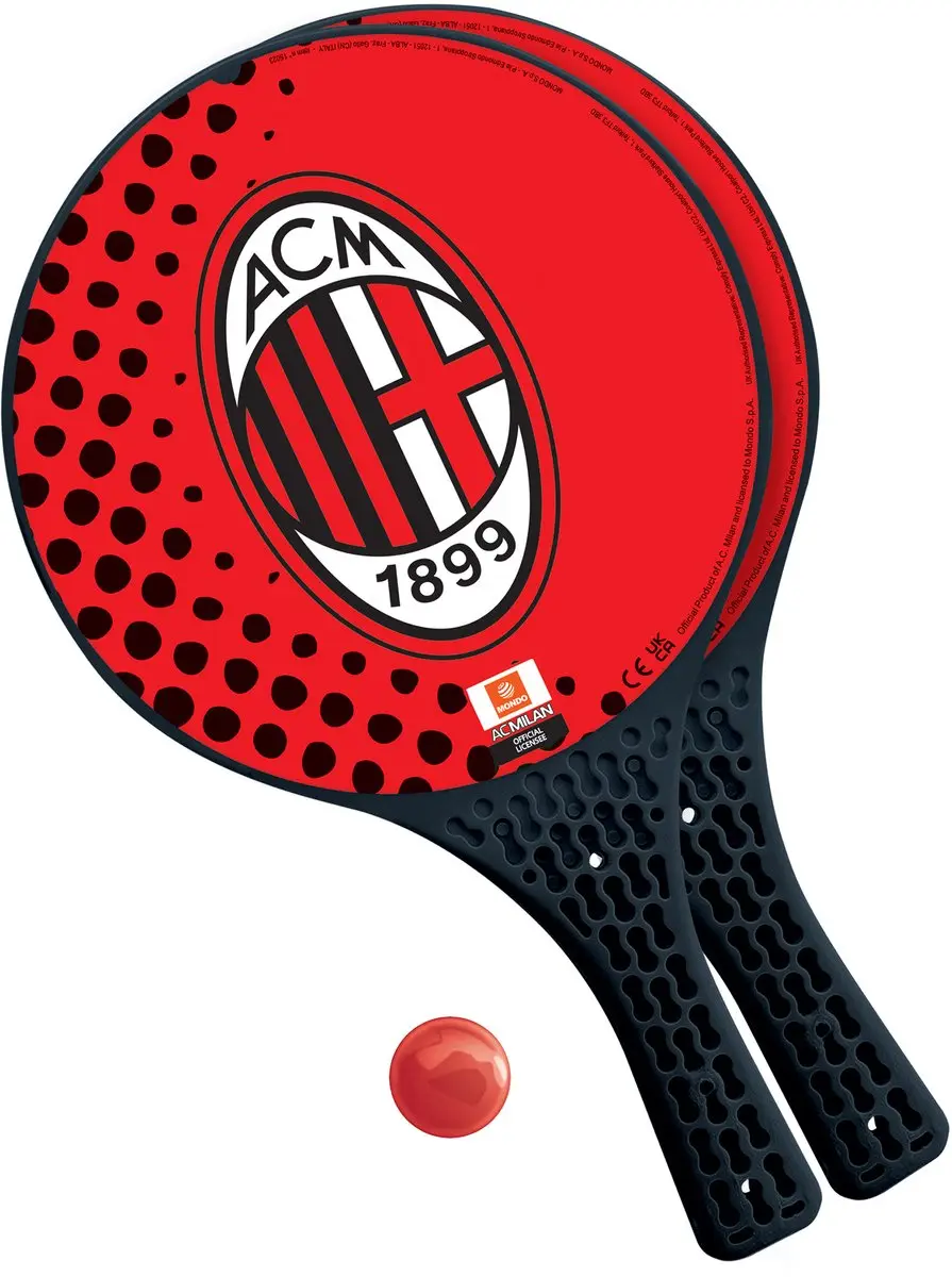 Beachtennis Mondo 15023 Ac Milan Rood