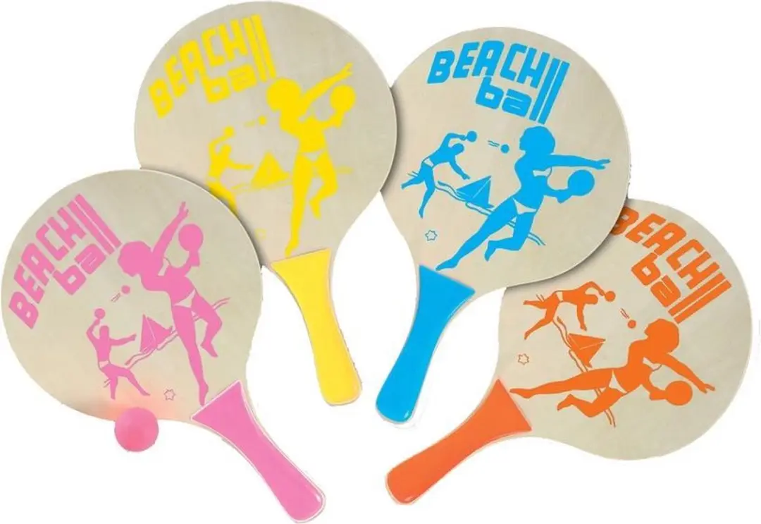 Gebro Strandballen Set Naturel Assorti - afbeelding 3 van 4