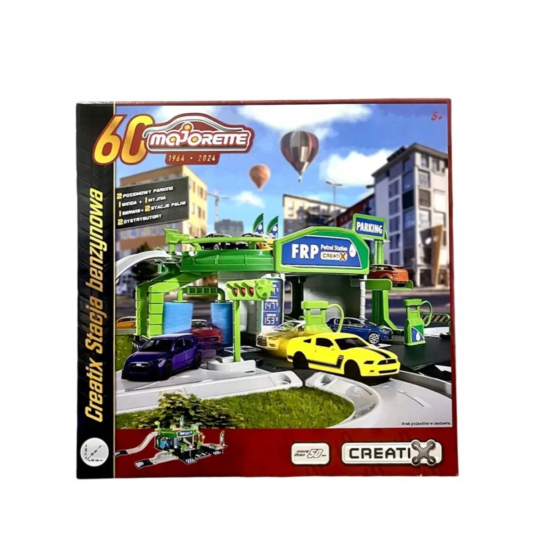 Majorette Creatix Tankstation met Werkplaats