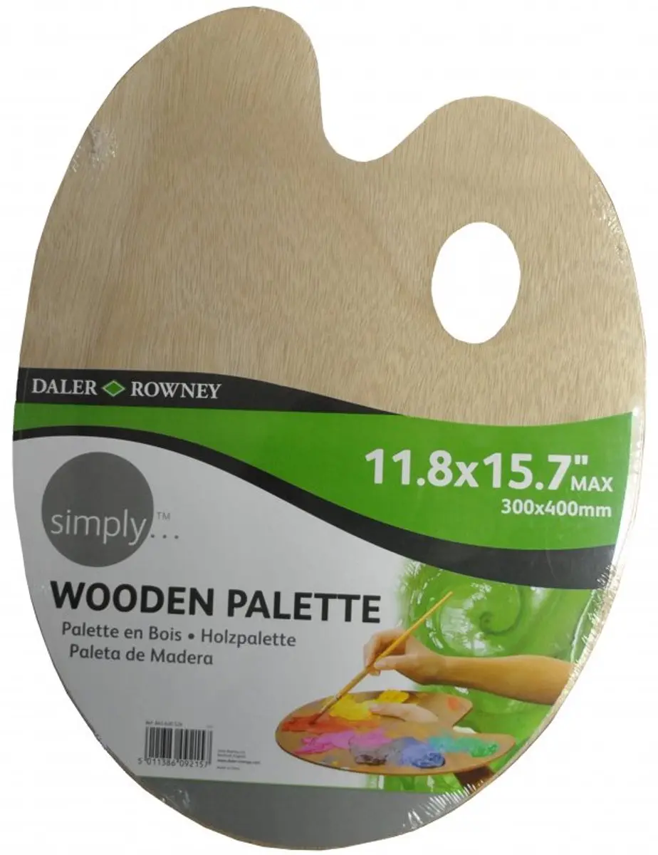 Houten Palette Daler-Rowney Simply 30 x 40 cm.