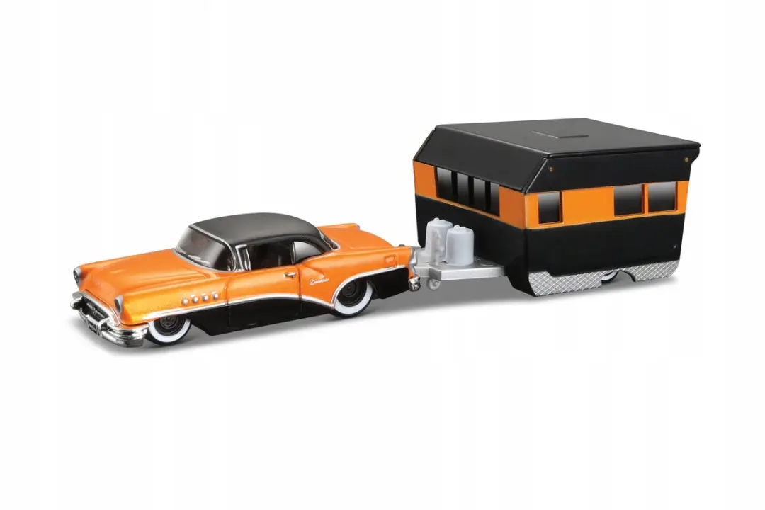 Maisto Buick Century 1955 met aanhanger Modelauto 1:64