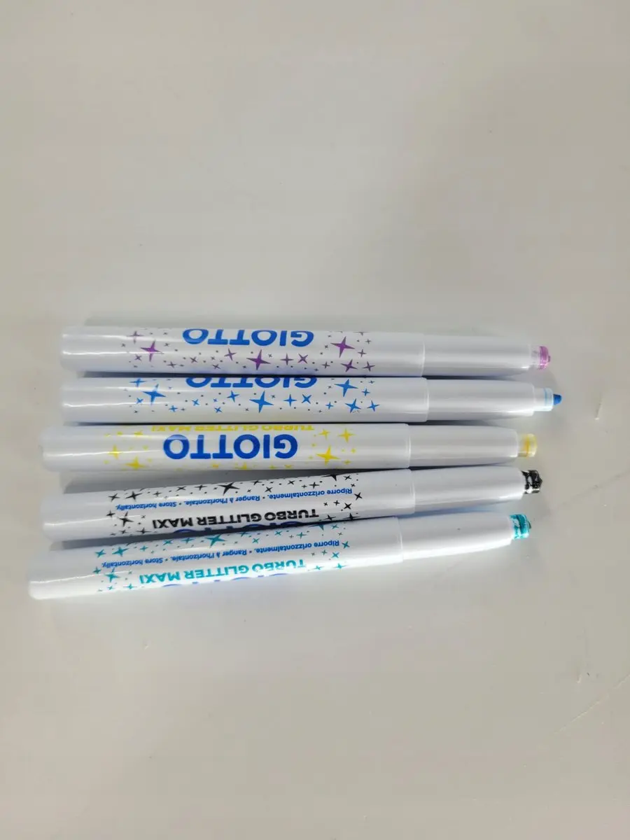 Giotto Turbo Glitter Maxi Stiften - 6 Stuks - afbeelding 2 van 5