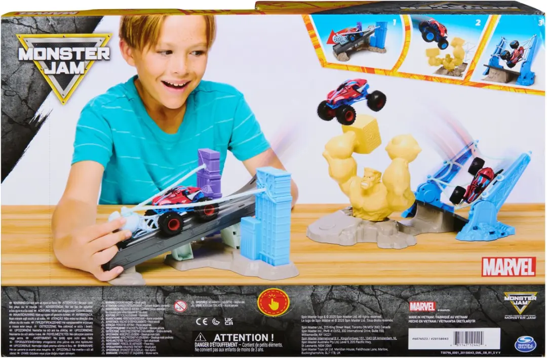 Spin Master Monster Jam Spider-Man Speelset 1:64 - afbeelding 2 van 6