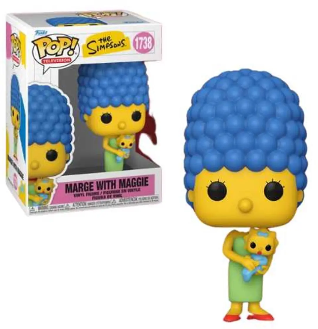 Funko Pop! The Simpsons Marge with Maggie Vinylfiguur - afbeelding 5 van 5