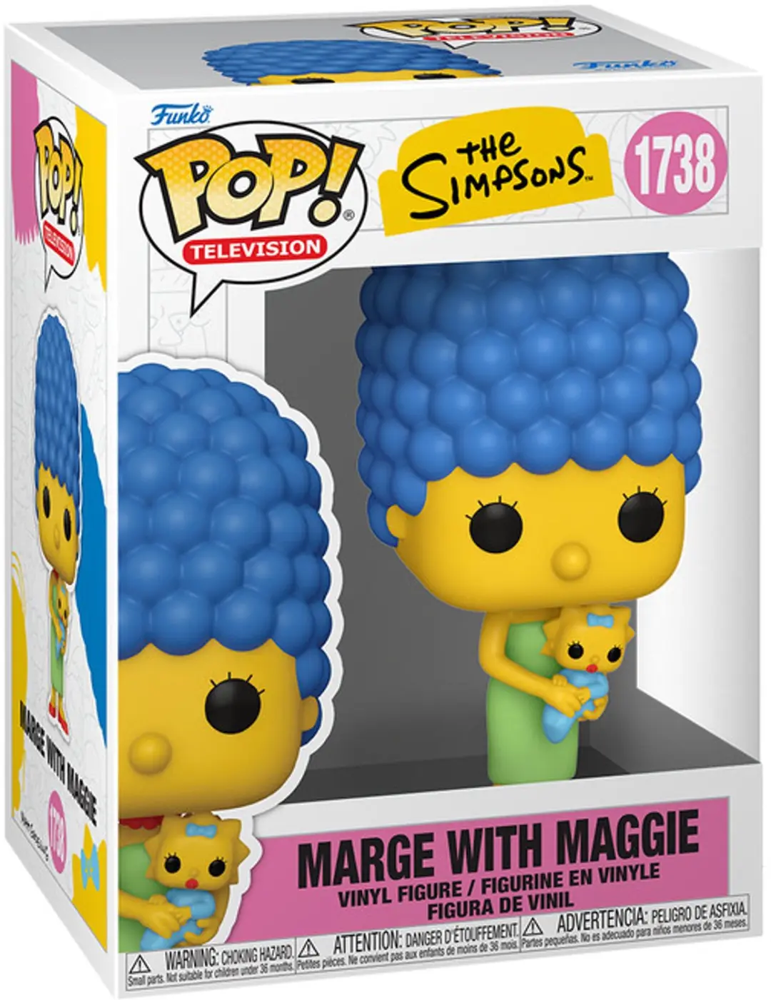 Funko Pop! The Simpsons Marge with Maggie Vinylfiguur - afbeelding 2 van 5