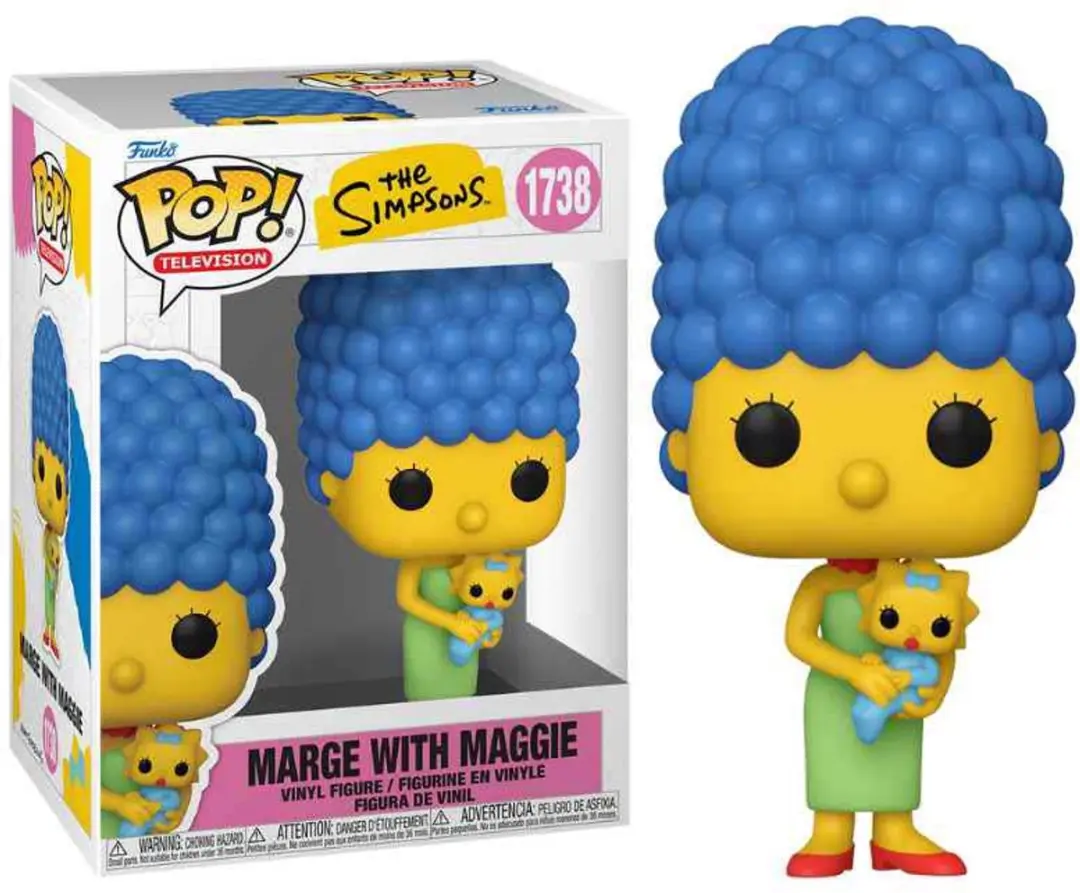 Funko Pop! The Simpsons Marge with Maggie Vinylfiguur - afbeelding 4 van 5