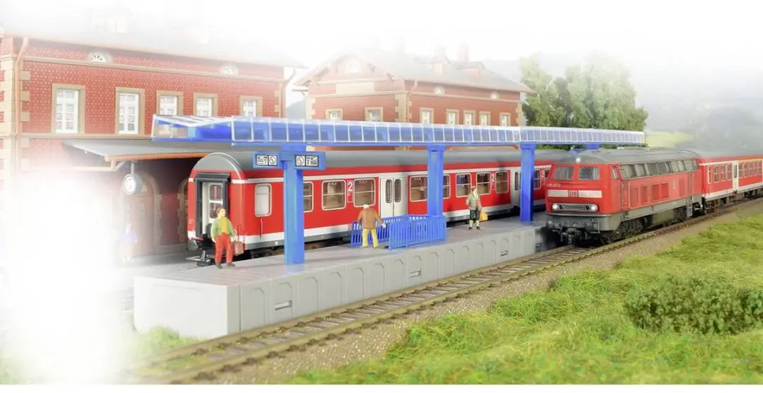Kibri 39549 Modern Perron voor C-rails - H0 - afbeelding 2 van 4