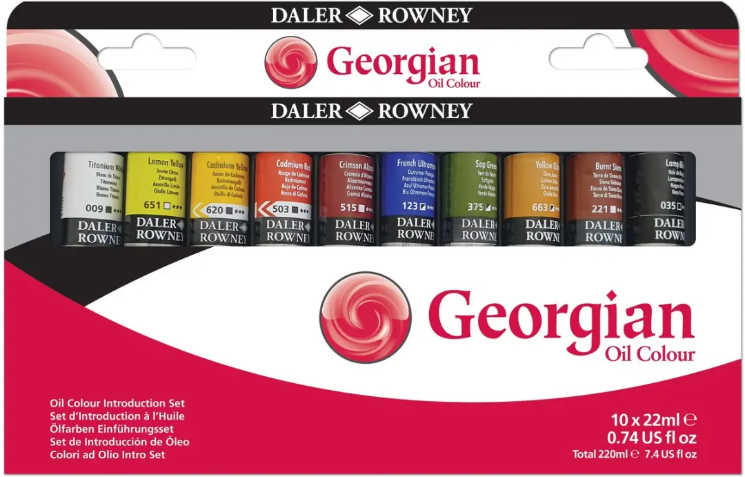 Daler-Rowney Georgian Oil Starter Set 6 x 22 ml.