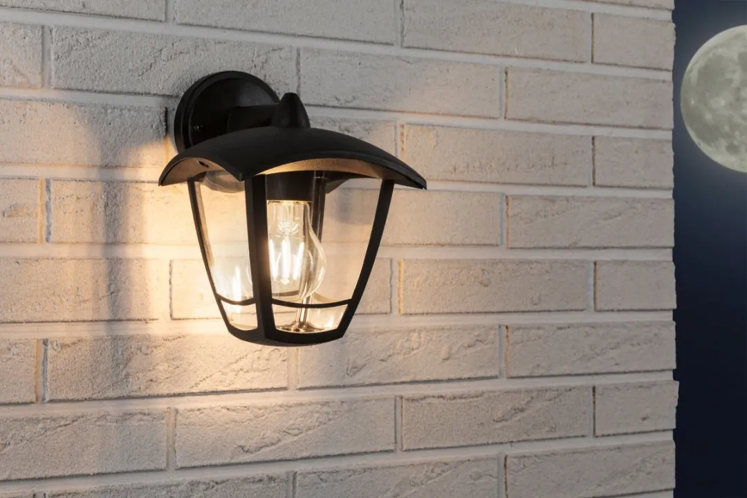 Paulmann Classic Curved Wandarmatuur IP44 12W - Zwart