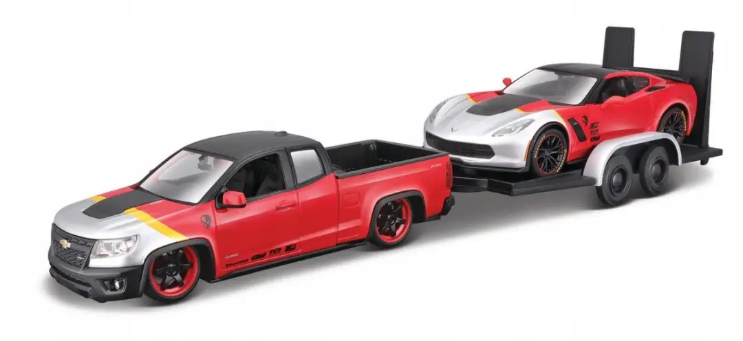 Maisto 1:24 Set: Chevrolet Colorado ZR2 & Corvette Z06