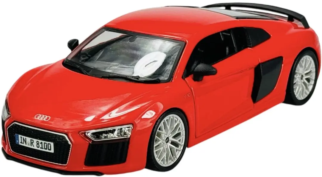 Food Audi R8 V10 Plus Rood Metaal 1:24 Model Auto 31513