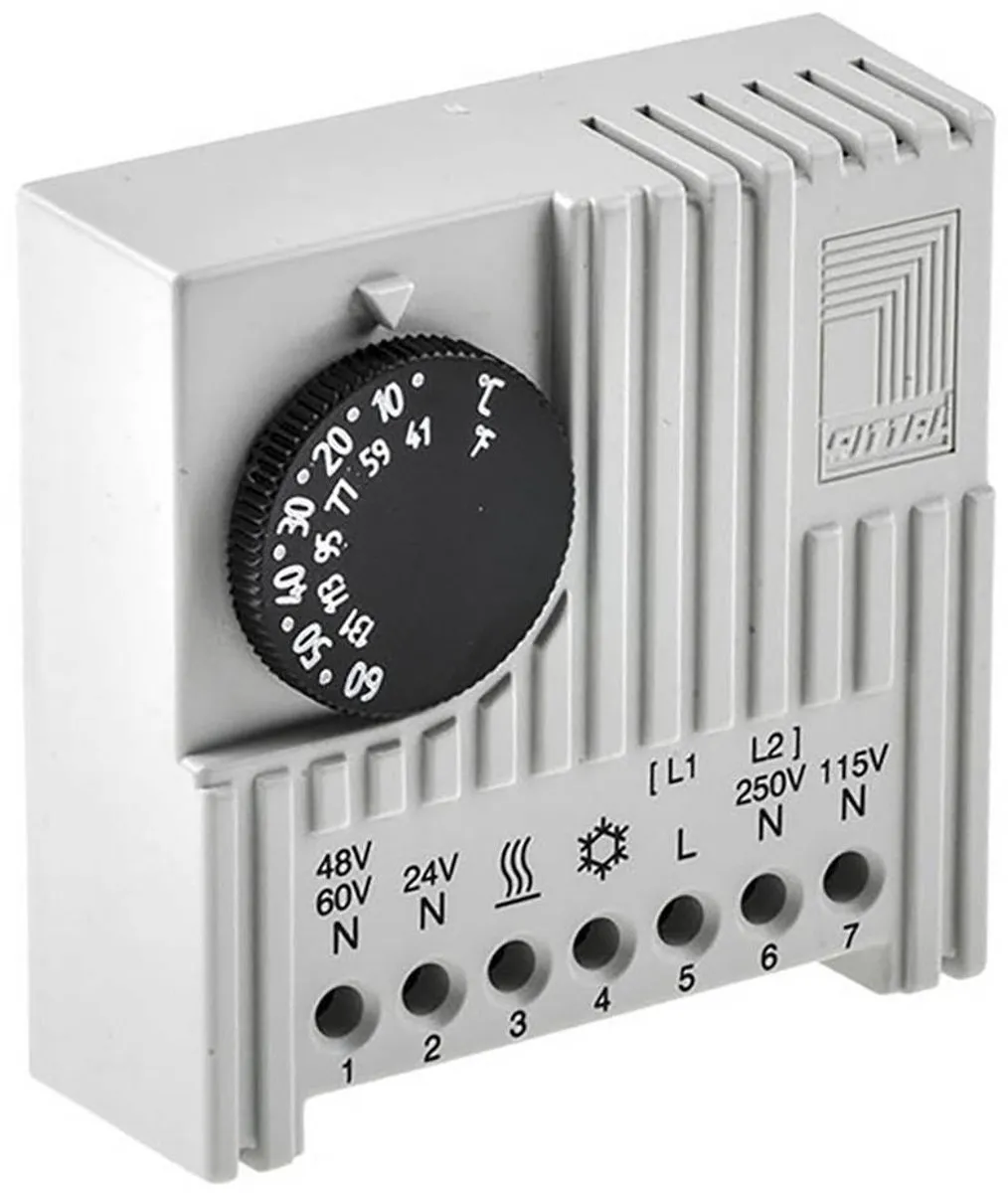 Rittal 3110.000 Temperatuurregelaar Patchkast - Grijs