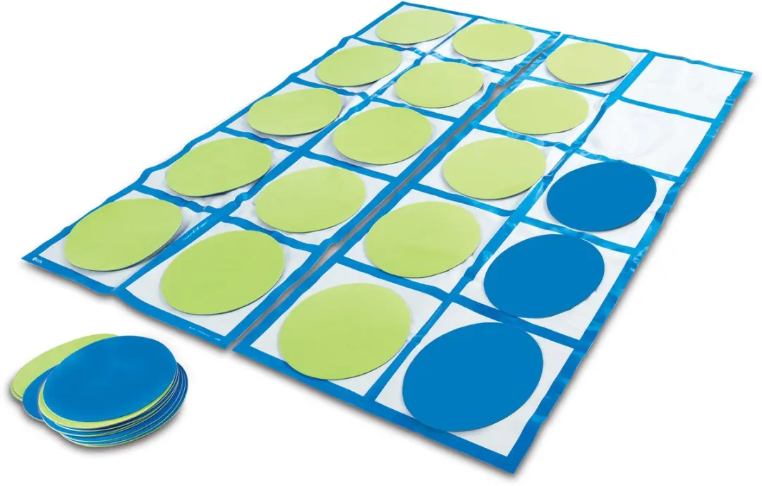 Learning Resources educatief speelgoed Ten-Frame Floor Mat Activity Set.