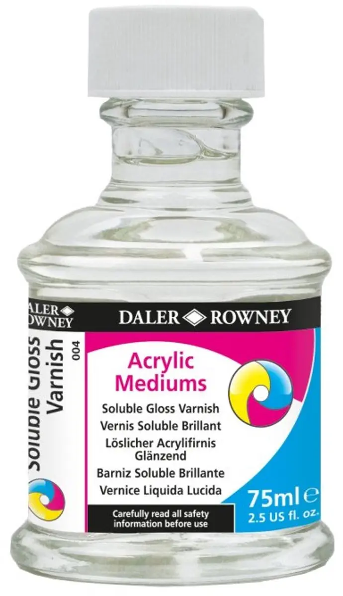 Oplosbare Vernis Glanzend Daler-Rowney 75 ml.