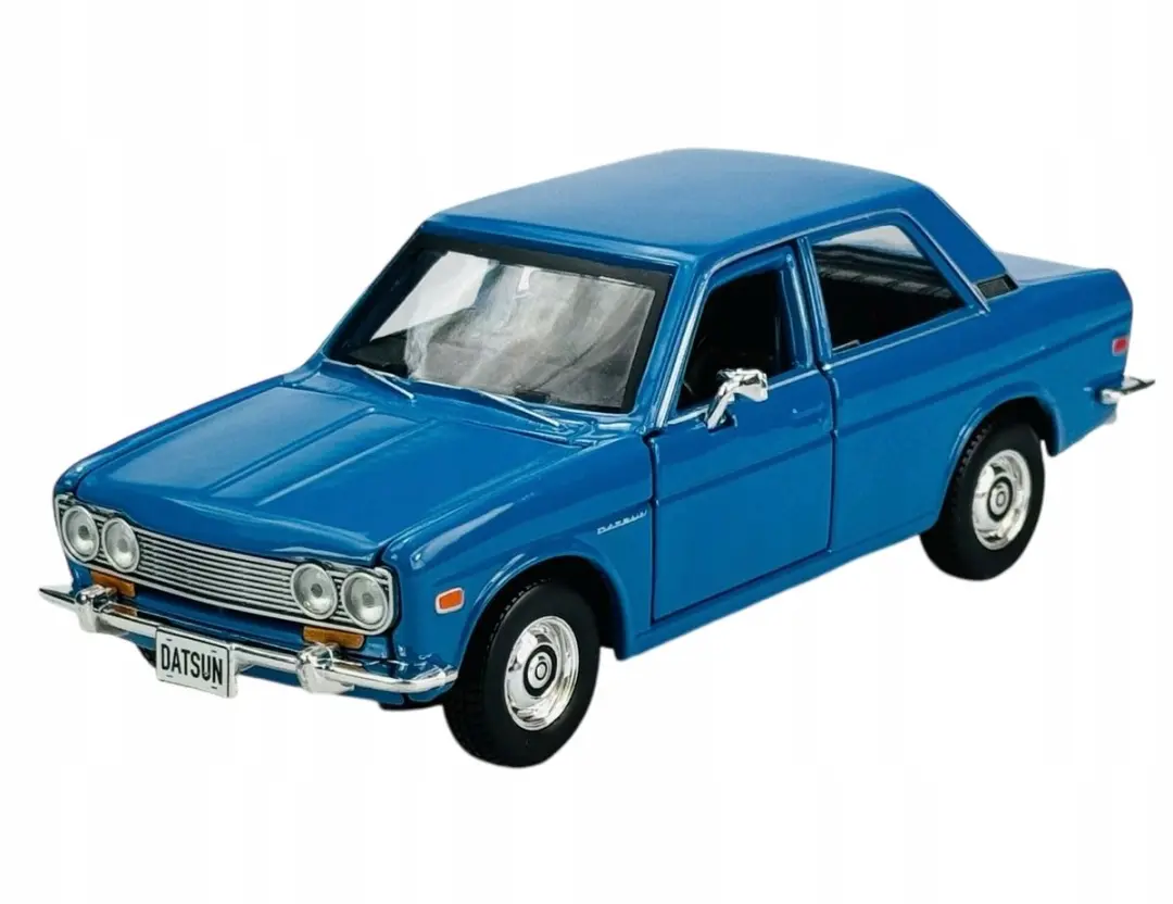 Maisto 1971 Datsun 510 Blauw Metaal Model 1:24
