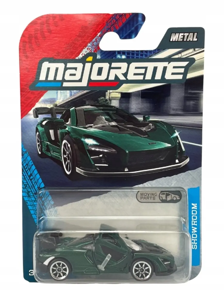 Majorette McLaren Senna Green Metal schaal 1:64 Nieuw model