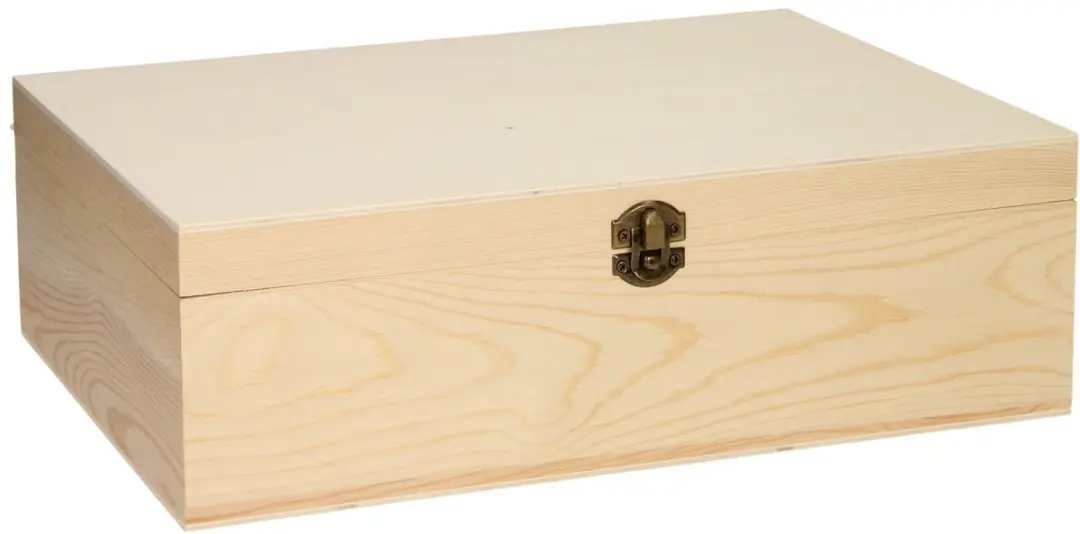 ThimbleToys Houten Opbergkist met Slot