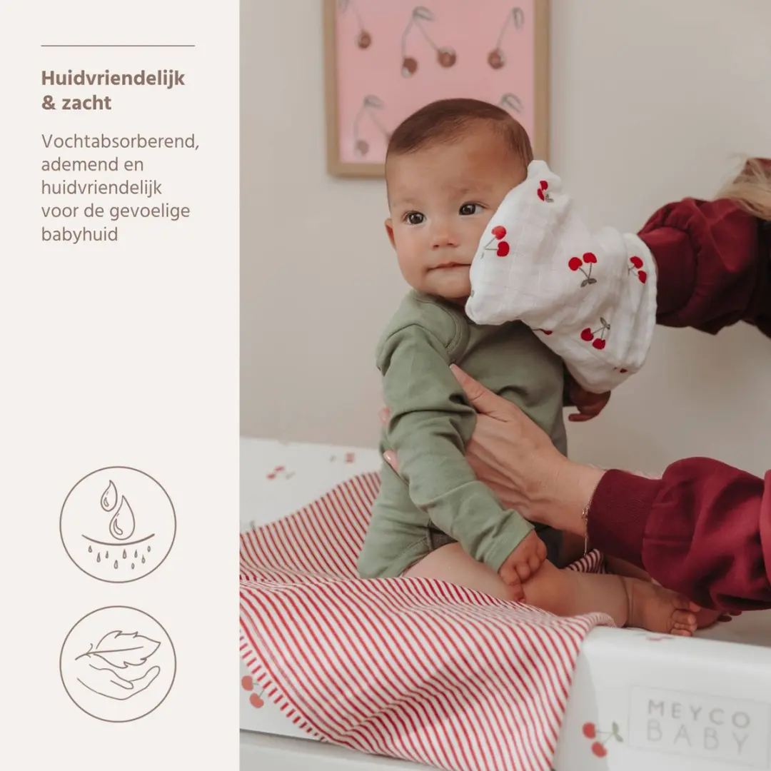 Meyco Hydrofiele Washandjes Girly Garden - 3 Stuks - Multicolour - afbeelding 3 van 4
