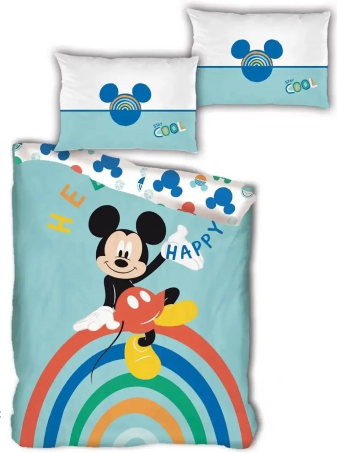 Disney Mickey Mouse Dekbedovertrek Happy
