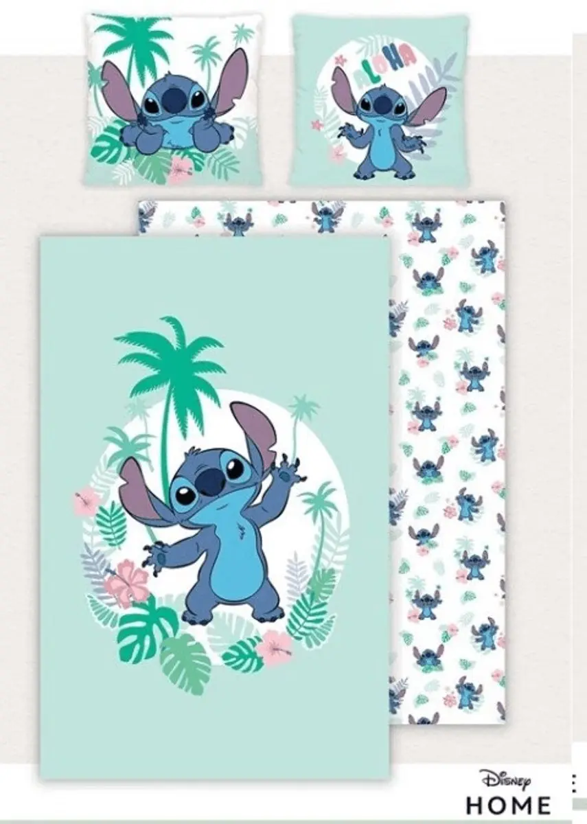 Lilo & Stitch Dekbedovertrek Aloha - Eenpersoons 140x200cm - afbeelding 5 van 6