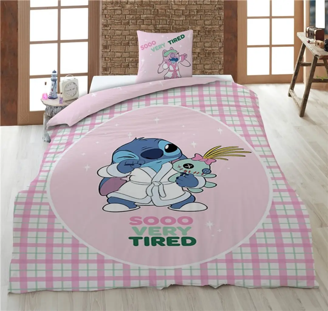 Lilo & Stitch Dekbedovertrek 140x200cm - Very Tired - afbeelding 2 van 6