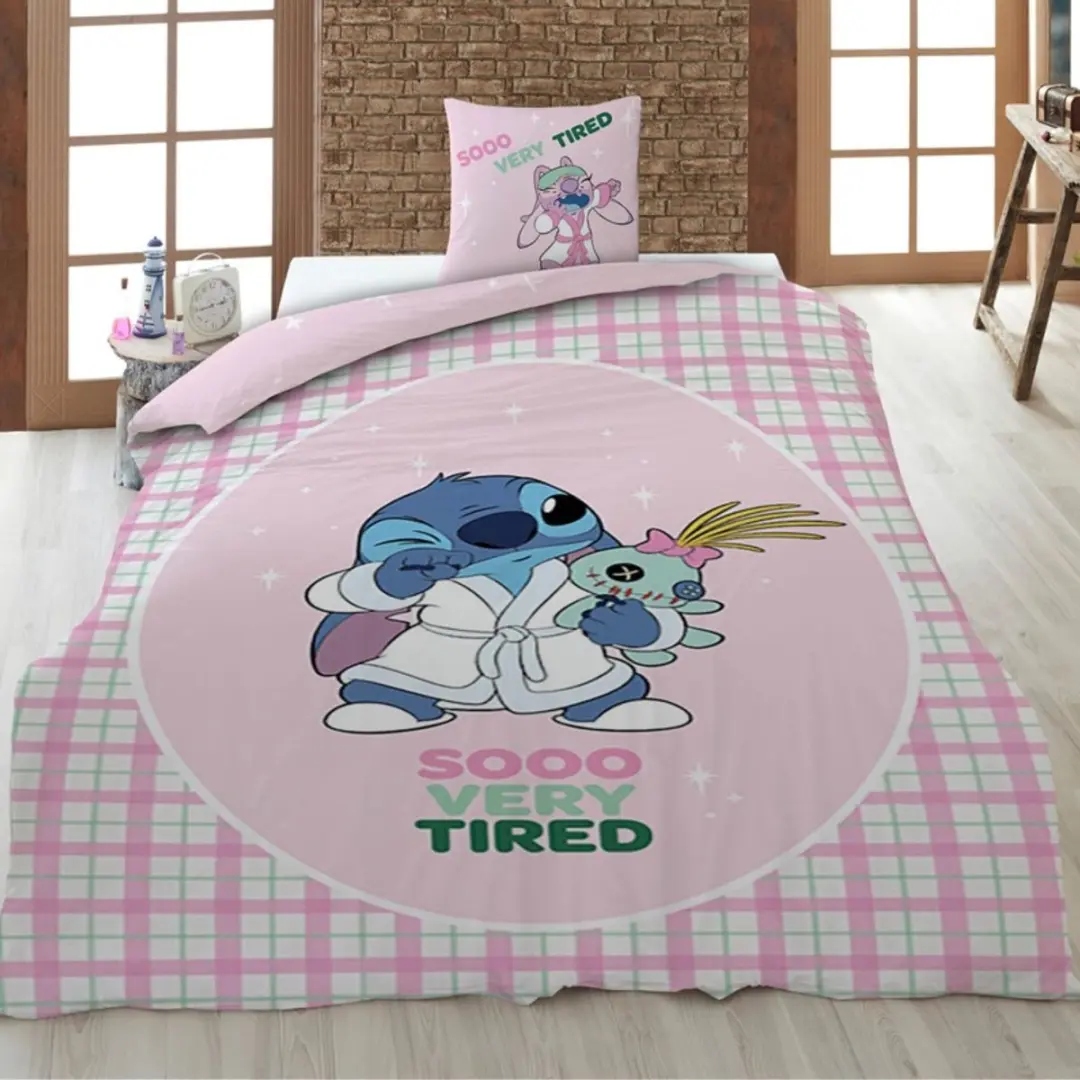 Lilo & Stitch Dekbedovertrek 140x200cm - Very Tired - afbeelding 3 van 6
