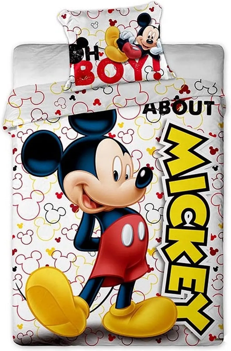 Disney Mickey Mouse Dekbedovertrek - 140x200cm - afbeelding 2 van 3