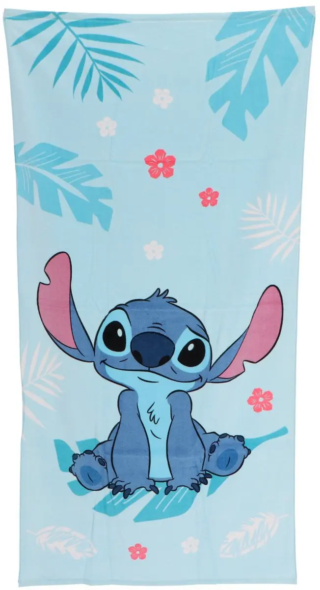 Lilo & Stitch Strandlaken - 70x140cm - Blauw - afbeelding 2 van 2