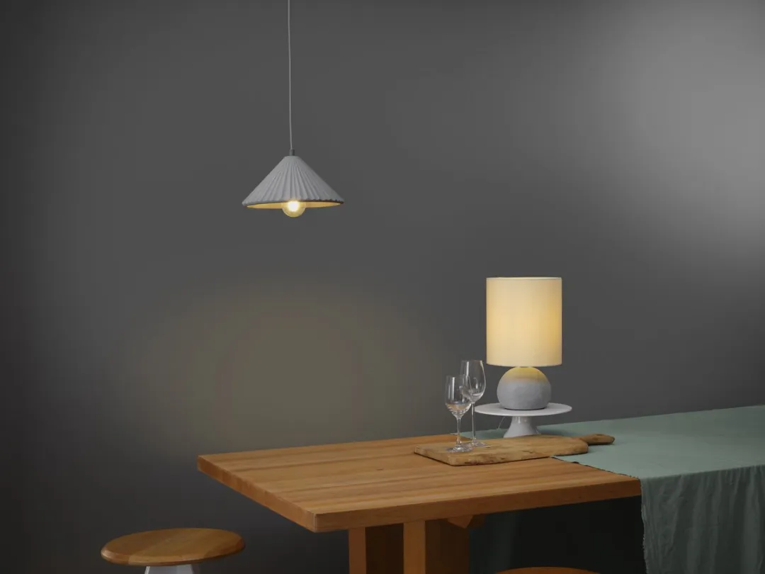 Osram Decor Impact Tafellamp E27 - 220mm - Beige/Grijs