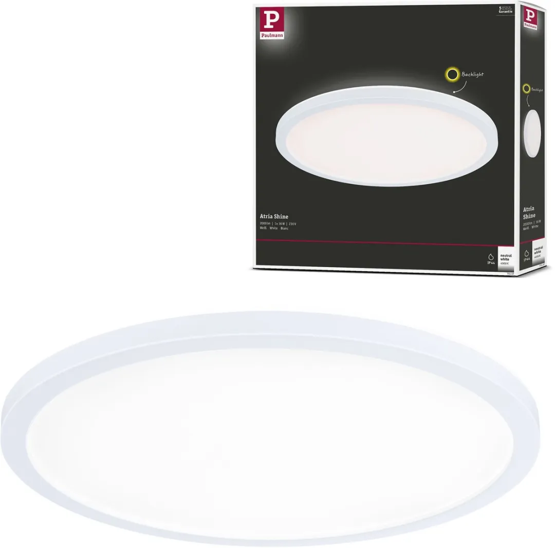 Paulmann Atria Shine LED-paneel 16W 1600lm 4000K
