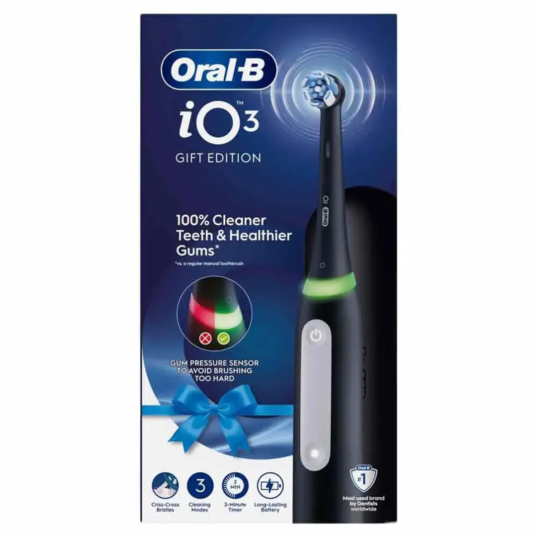 Oral-B iO Serie 3 Elektrische Tandenborstel Zwart - Travel Case - afbeelding 2 van 4